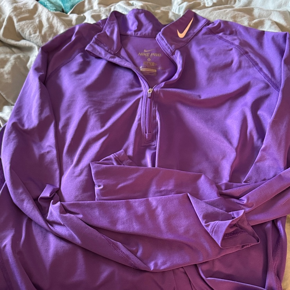 Nike Purple Pro Quarter-Zip